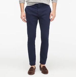 J Crew 250 Skinny Chinos in Navy